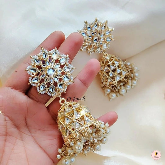 Golden Jhumkas