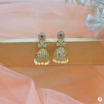 Padmini Kemp AD Golden Jhumkas - 2