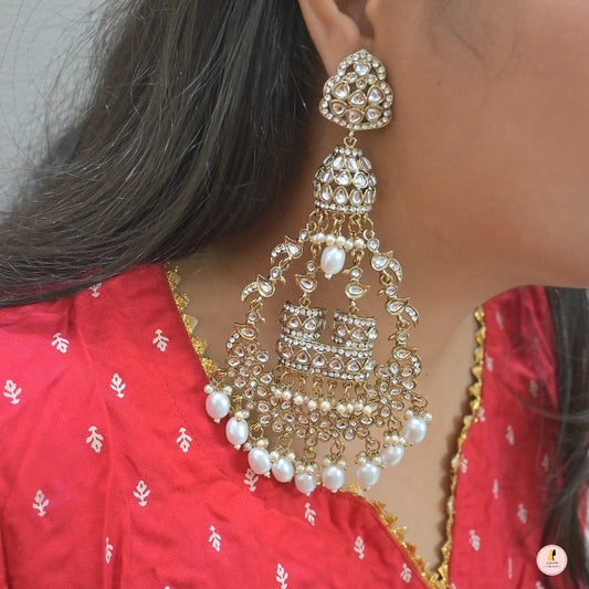 Misha Colorful Oversized Chaandbalis