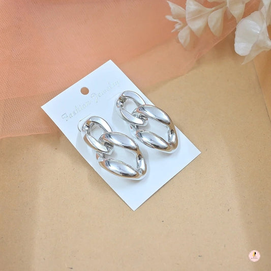 Light Weight Metallic Earrings