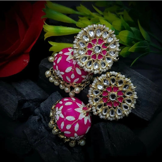 Deepika Meenawork Jhumkas