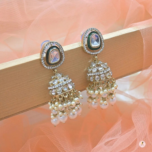 Sheila Antique Tone Jhumkas