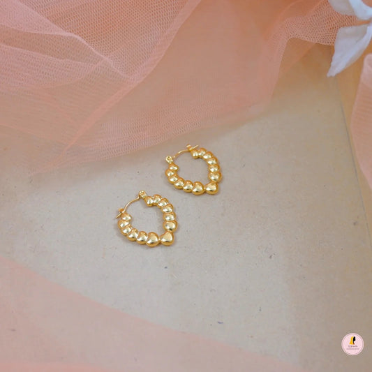 Everyday Chic 18K Gold Earrings -3