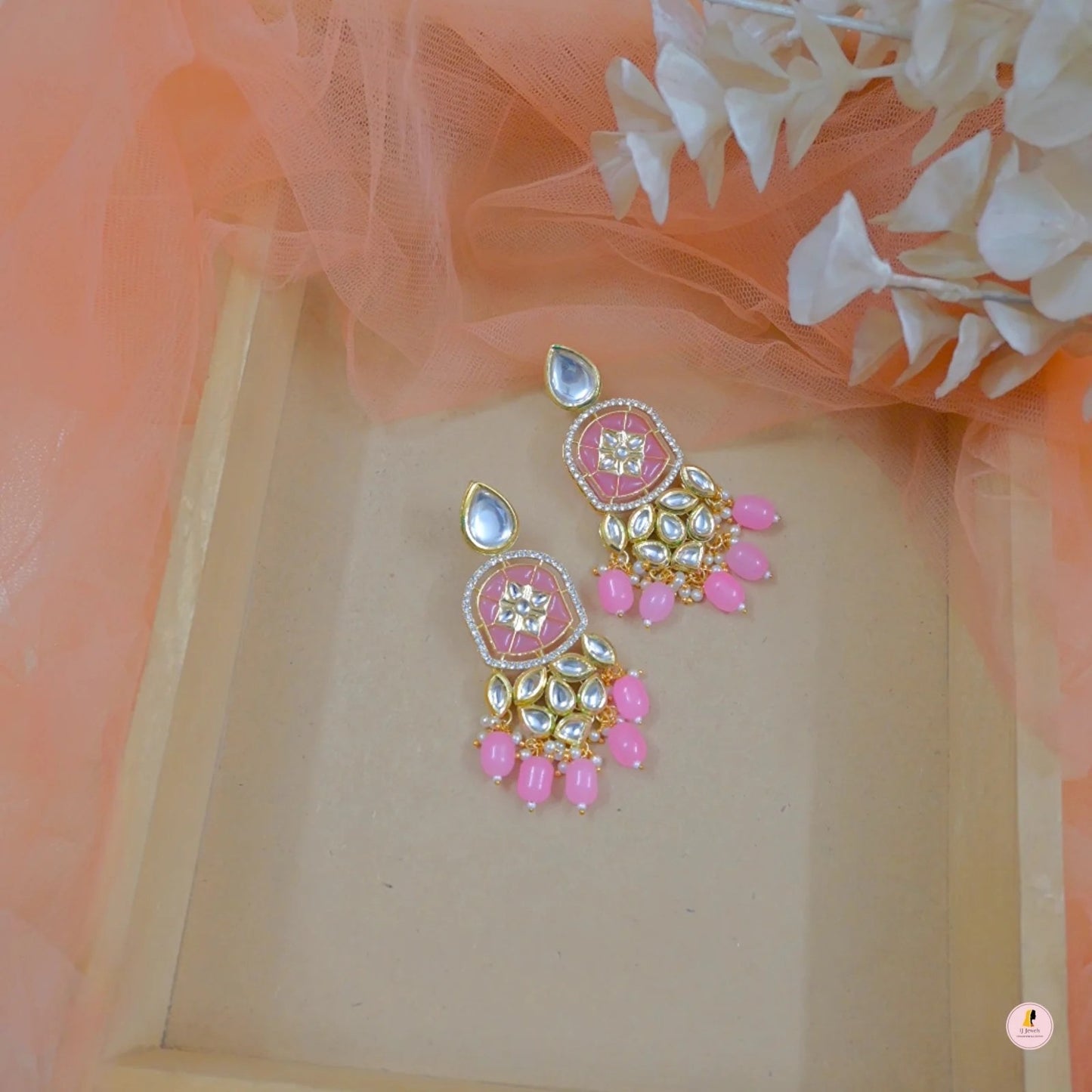 Reha Unique Kundan Earrings