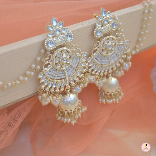 Sunakshi Golden Jhumkas