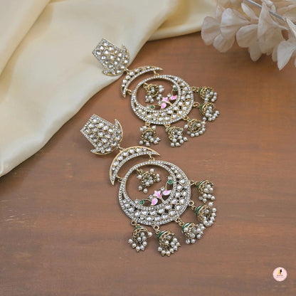 Aisha Oversized Antique Chandbalis