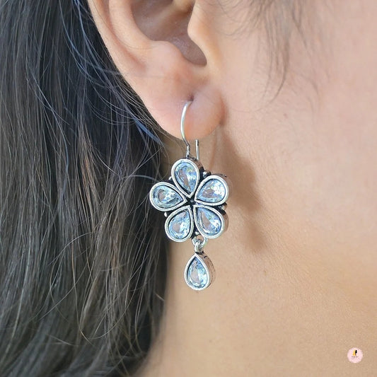 Dainty Silver Dangling Earrings