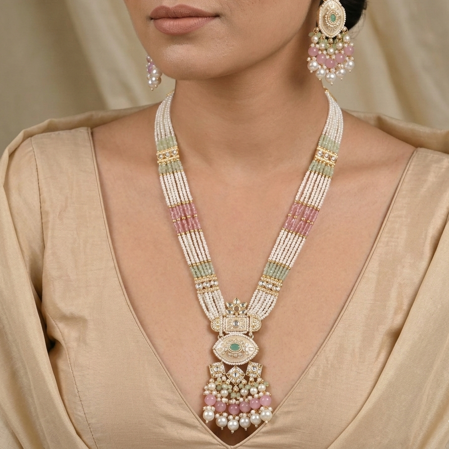 Malvika Kundan Mala Set