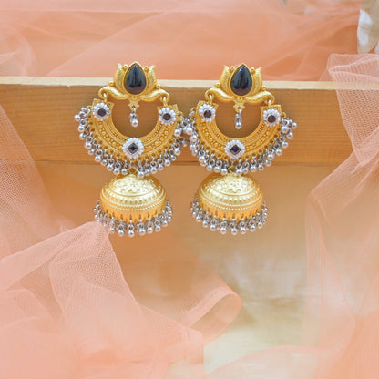 Nia Brass Jhumkas