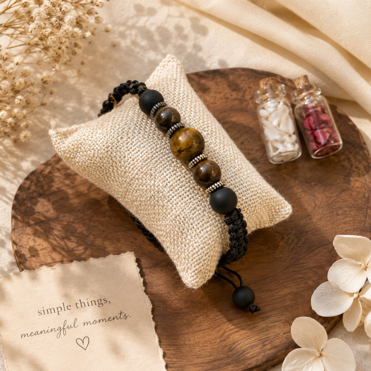 Adjustable Rakhi with Roli Chawal