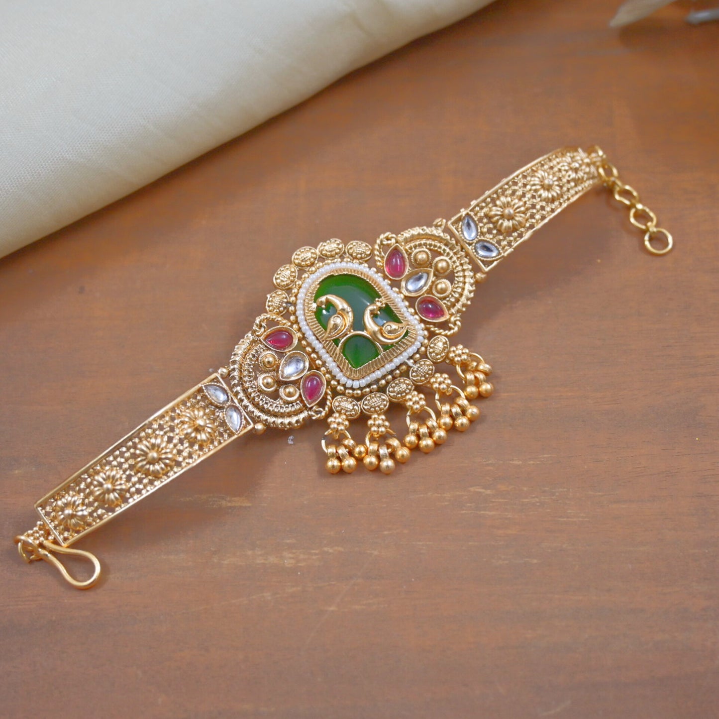 Afsana Copper Traditional Bracelet - Adjustable