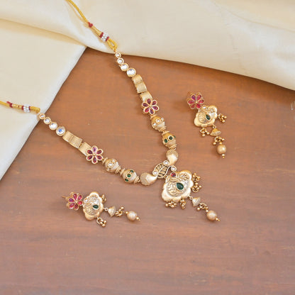 Kamya Copper Pendant Set