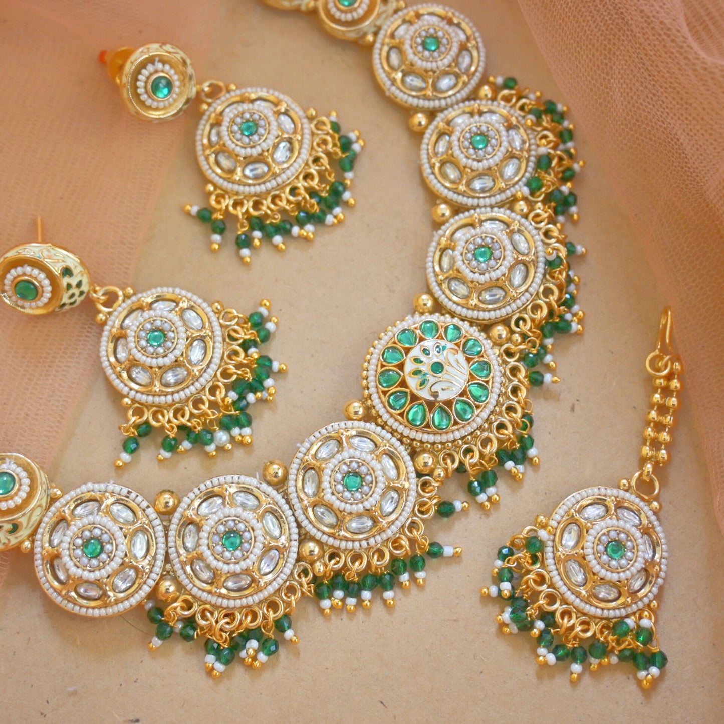 Shyla Polki Premium Neckpiece