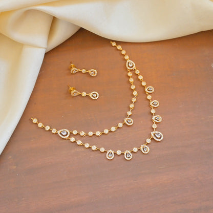 Akshara Gold Plated Two Layered AD Set