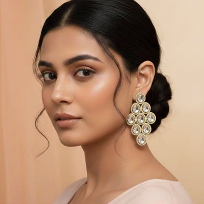 Viona Polki Style Earrings