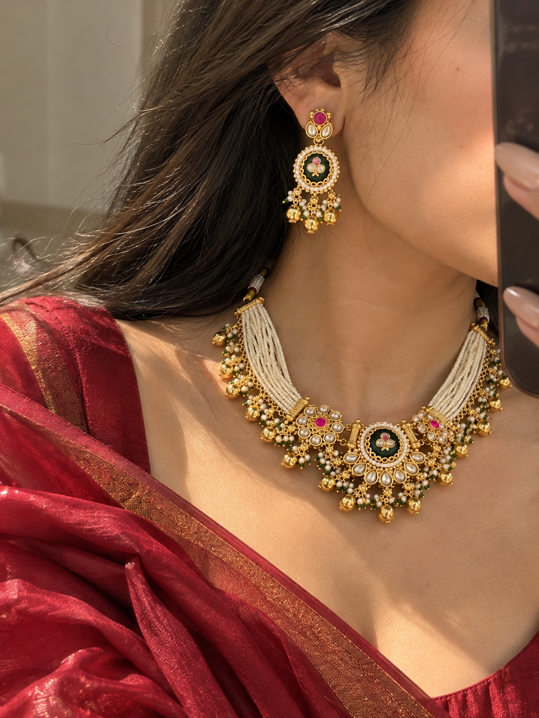 Shyla Heritage Pearl Neckset