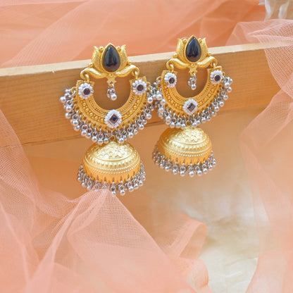 Nia Brass Jhumkas