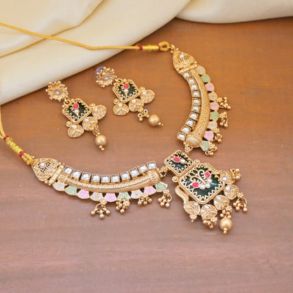 Dviti Heritage Rajwadi NeckSet