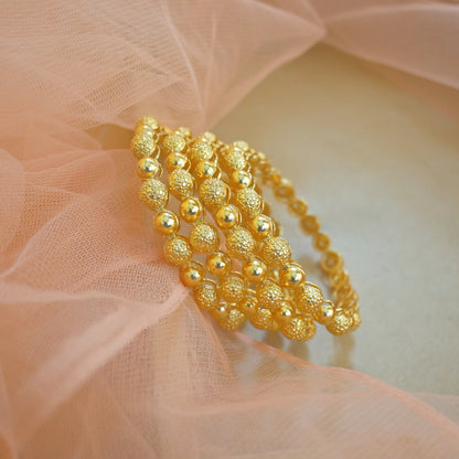Gold Plated Bangles ( Set of 4 )