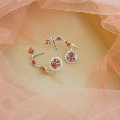 Dual Tone Bird Earcuffs
