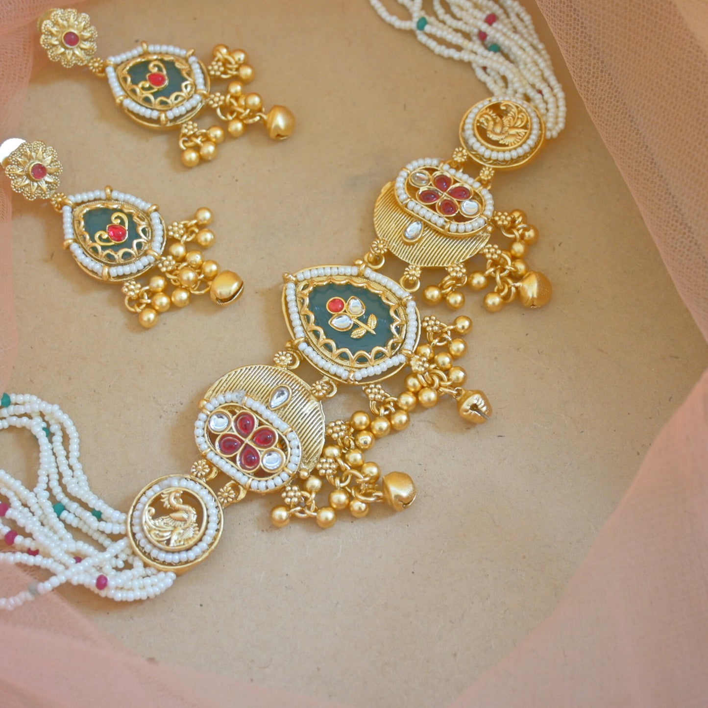 Kuhu Heritage Rajwadi Neckpiece for Her