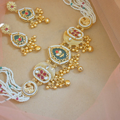 Kuhu Heritage Rajwadi Neckpiece for Her