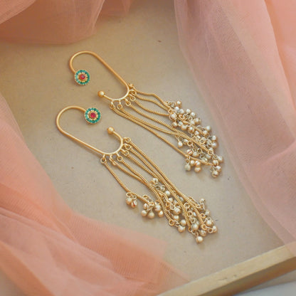 Amala Kashmiri Brass Earrings