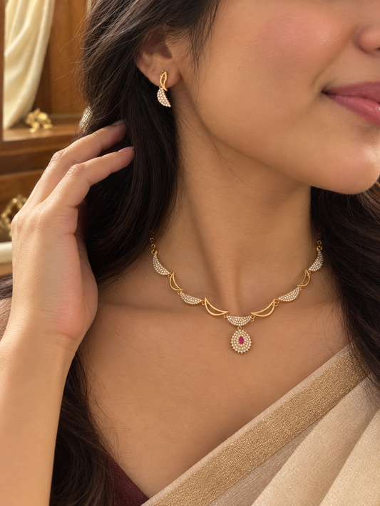 Diya Minimal AD Neckpiece