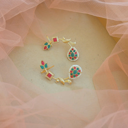 Gold Plated Bird Earcuffs