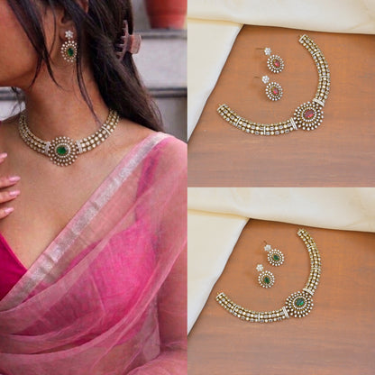 Samira Antique AD Collar Jewellery Set