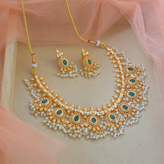 Aina Copper Necklace Set