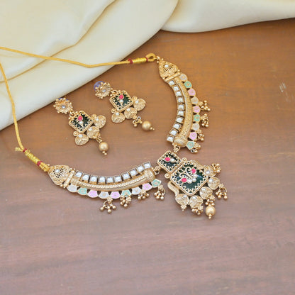 Dviti Heritage Rajwadi NeckSet