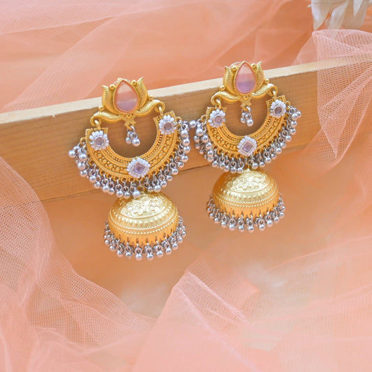 Nia Brass Jhumkas