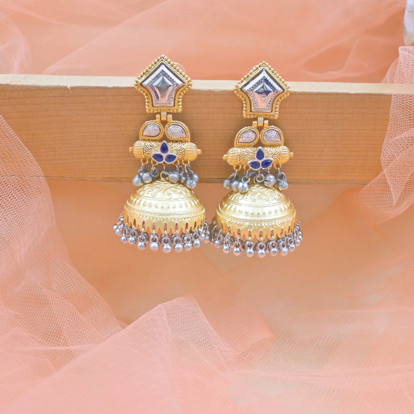 Nia Brass Jhumkas