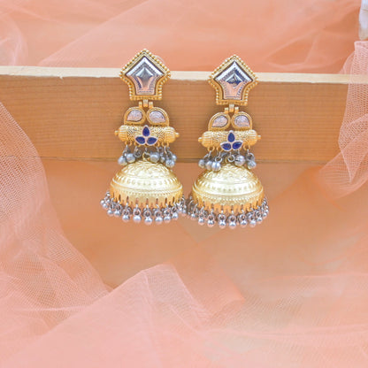 Nia Brass Jhumkas