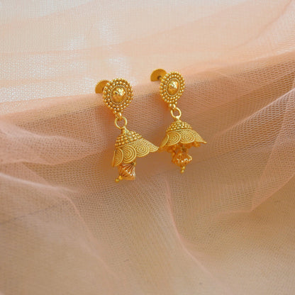 Copper Small Jhumkas