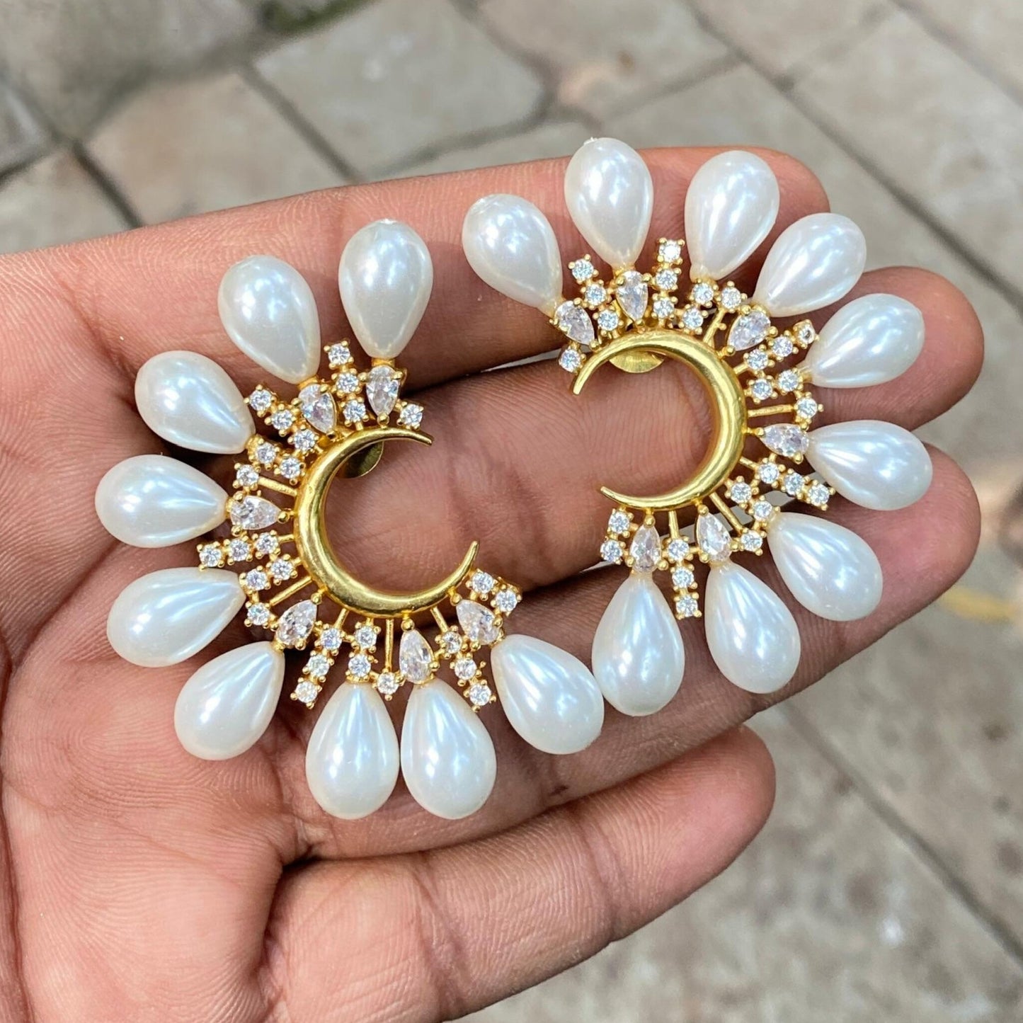 Celeste Premium Rhinestone Studs