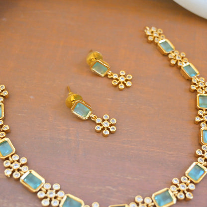 Thauya Minimal Gold Plated AD Choker