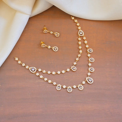 Akshara Gold Plated Two Layered AD Set