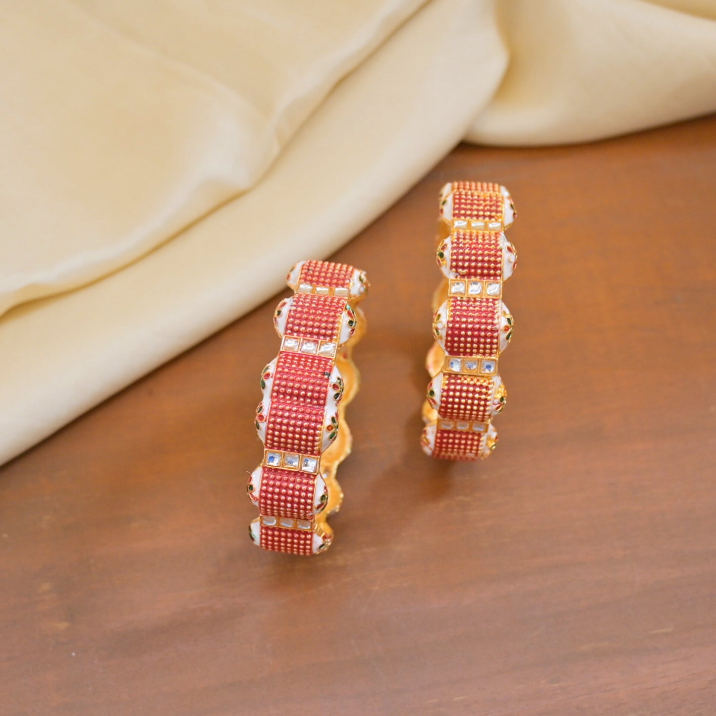 Meenawork Broad Kadas for Her