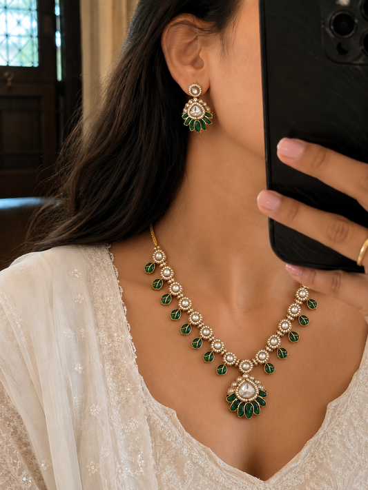 Hania Meenawork Pendant Neckset