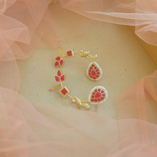 Gold Plated Bird Earcuffs