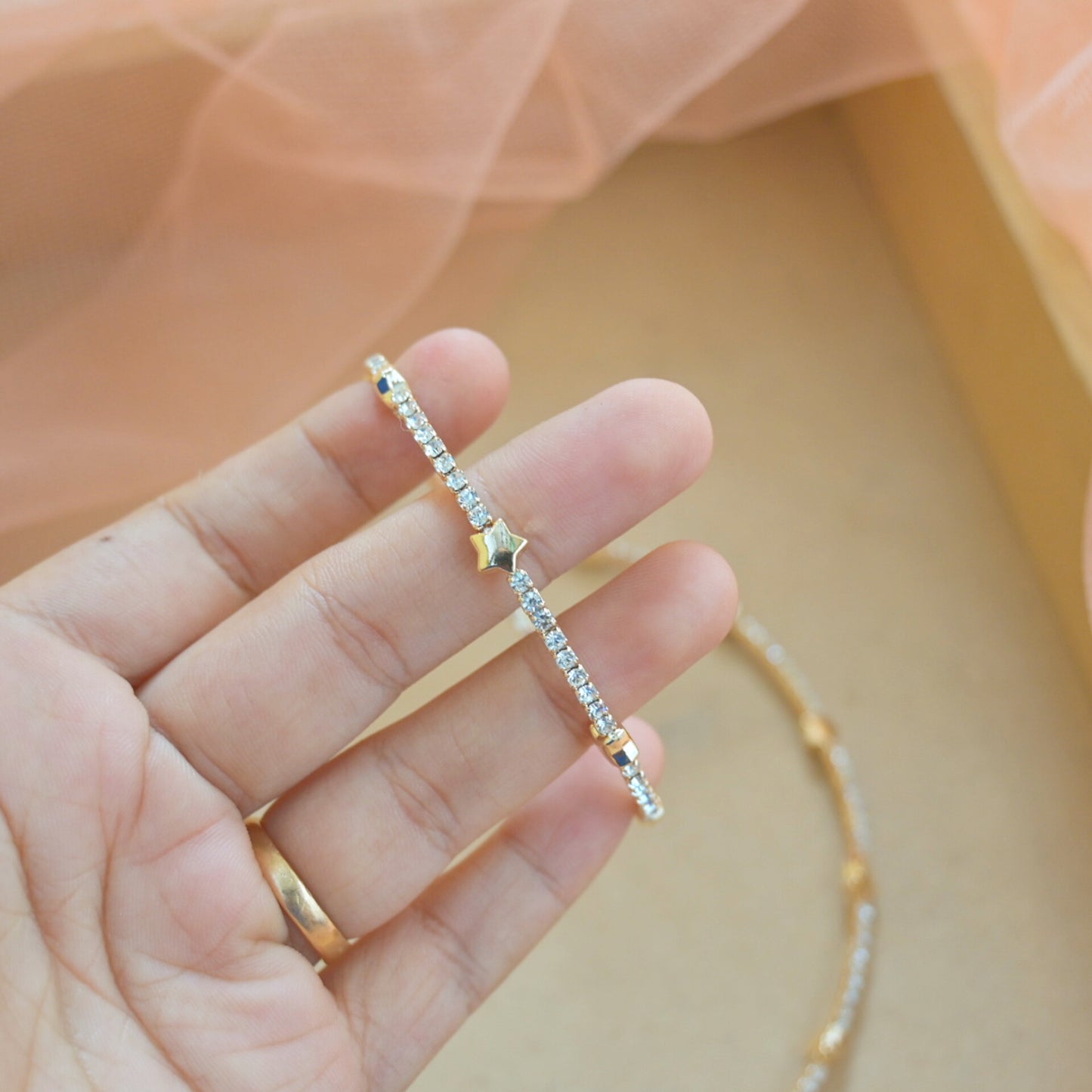 Diamond Choker Bracelet Combo