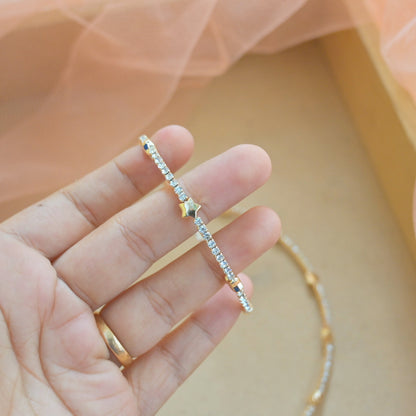 Diamond Choker Bracelet Combo