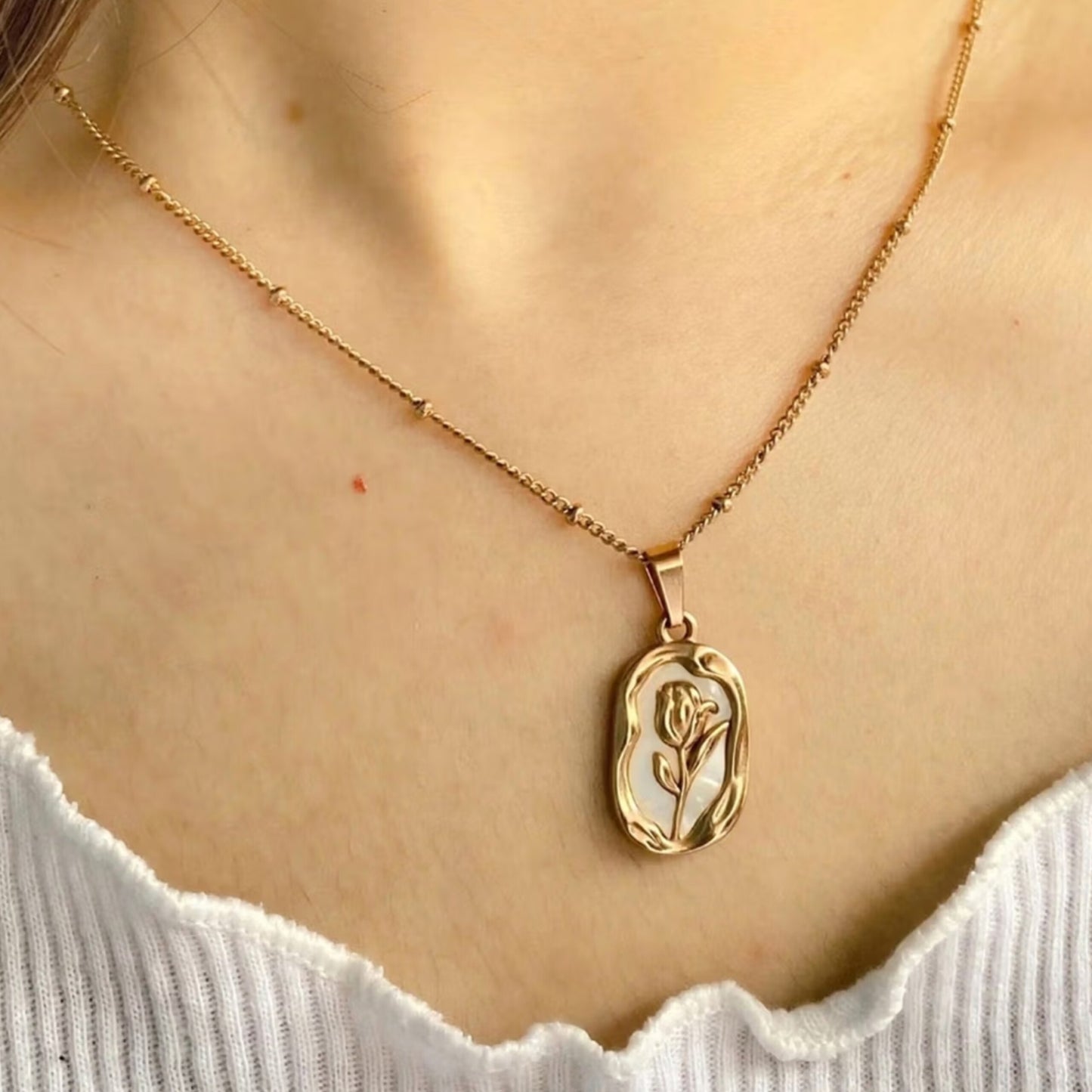 Dainty Flower Anti Tarnish Chain