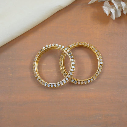 Antique Mirror Gokru Bangles for Her