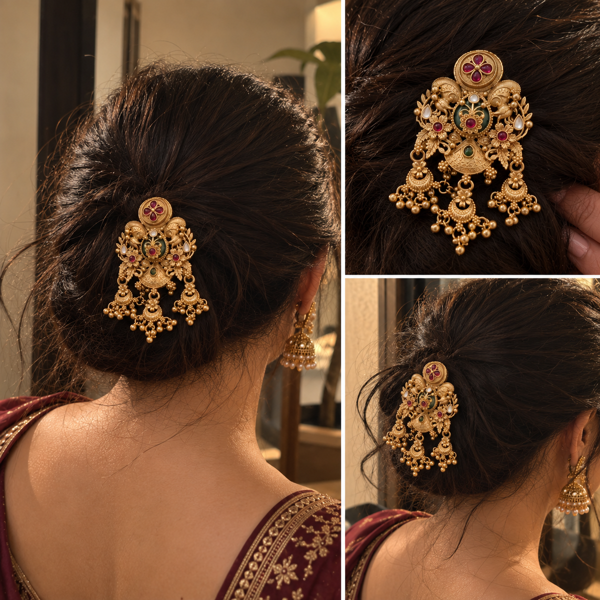 Heritage Wear Kashmiri Hair Broach