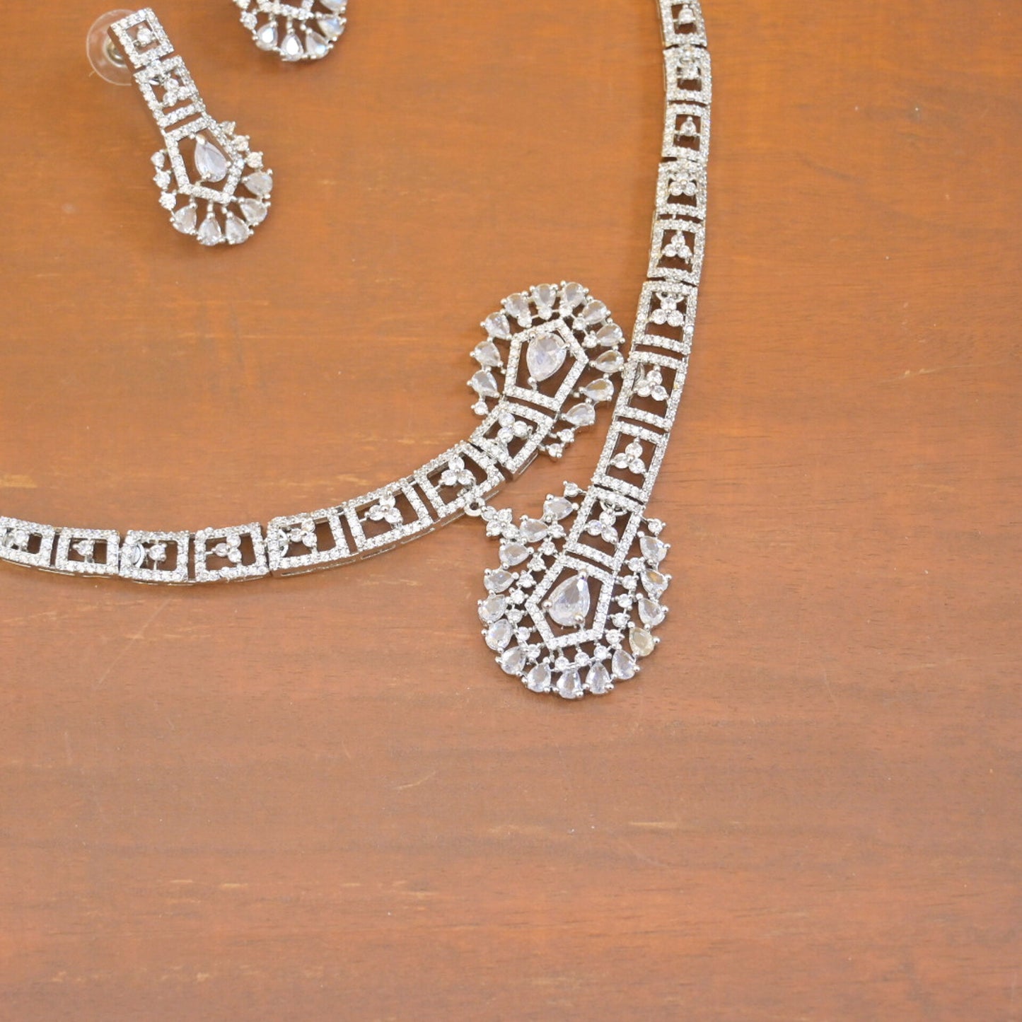 Sanya Silver AD Statement Neckpiece for Her