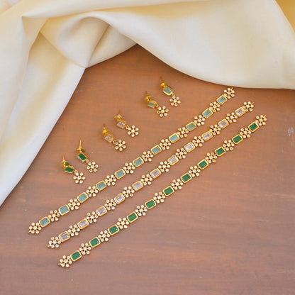 Thauya Minimal Gold Plated AD Choker