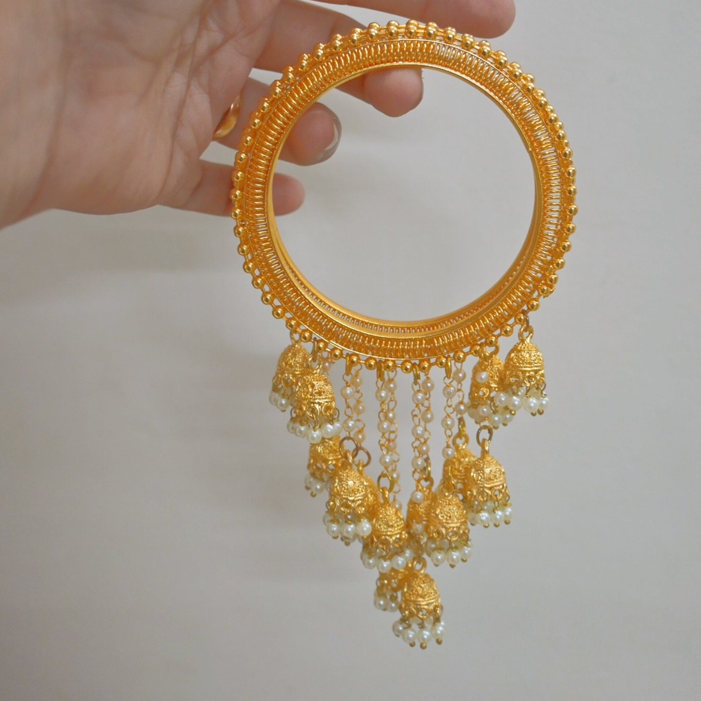 Gold Plated Jhumki Bangles